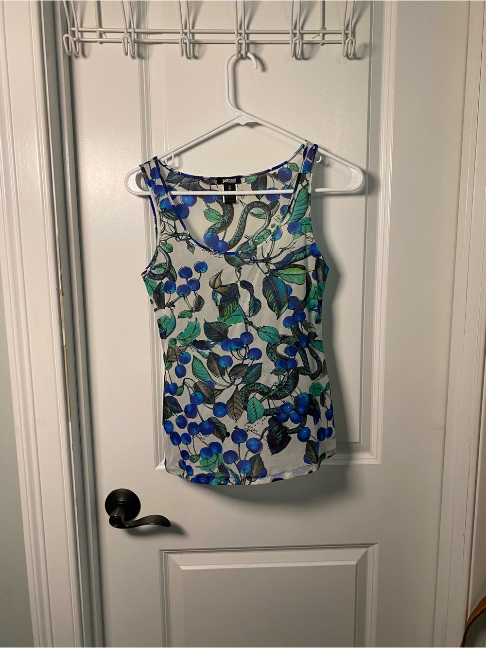 Just Cavalli Underwear Tank Berries and Snakes Loungewear